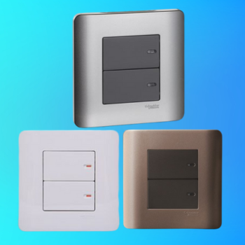 BỘ CÔNG TẮC ĐÔI 1 CHIỀU 16A ZENcelo E8432