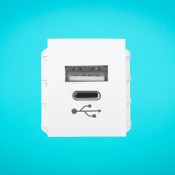 Ổ CẮM 2 USB A60 A6USB-A/C
