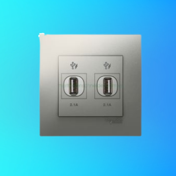 BỘ Ổ CẮM SẠC ĐÔI USB VIVACE KB32USB