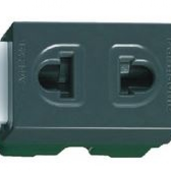 Ổ CẮM ĐƠN 2 CHẤU CÓ MÀN CHE WIDE PANASONIC WEV1081