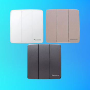 Bộ 3 Công Tắc 2 Chiều Minerva Panasonic WMT506