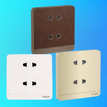 BỘ Ổ CẮM ĐÔI 2 CHẤU AvatarOn E83426U2