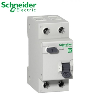 Cầu Dao Quá Tải, Ngắn Mạch, Chống Rò RCBO EZ9D 2P 4.5kA 30mA Schneider