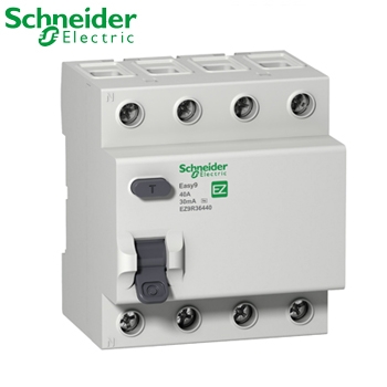 Cầu Dao Chống Rò RCCB 4P EZ9R dòng rò 30mA Schneider