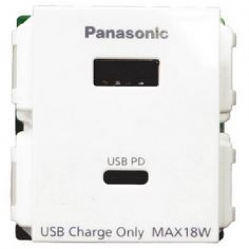 Ổ CẮM USB 2 CỔNG A-C WIDE PANASONIC WEF14821