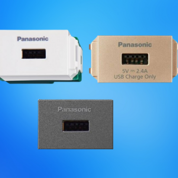 Ổ CẮM USB 1 CỔNG C PD 18W HALUMIE PANASONIC WEF412417
