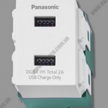 Ổ CẮM USB 2 CỔNG WIDE PANASONIC WEF11821
