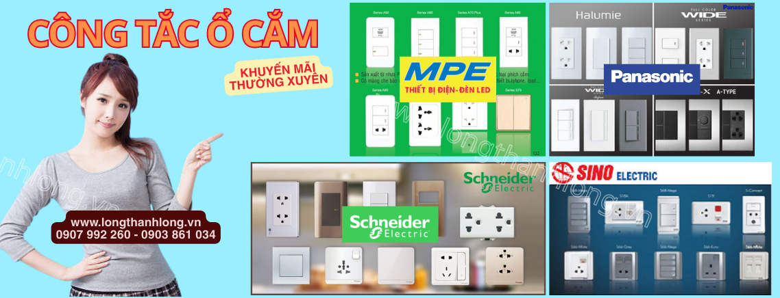CÔNG TẮC Ổ CẮM 